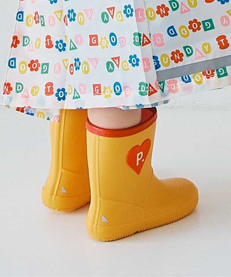 雨の日がたのしいモチーフデザインレインブーツ