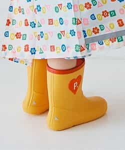 雨の日がたのしいモチーフデザインレインブーツ