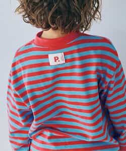 先染めボーダー長袖Tシャツ