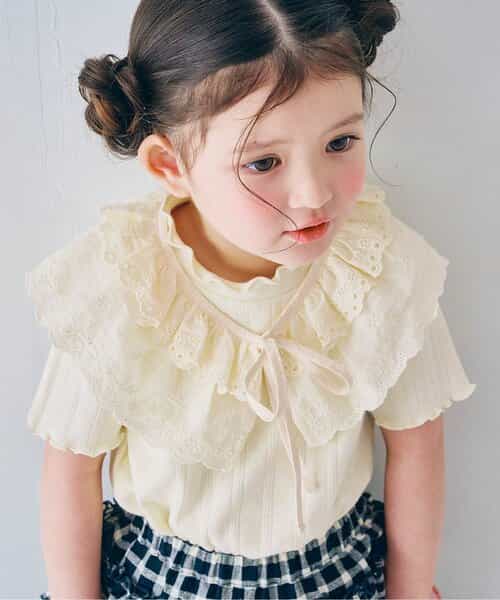 レースつけ衿＆メロウ針抜きTシャツセット