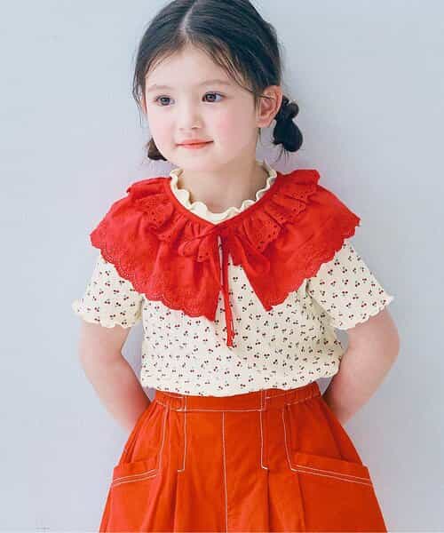 レースつけ衿＆メロウ針抜きTシャツセット