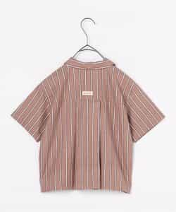 ☆SALE☆【リンク】ストライプワイド半袖シャツ（P209025）|p