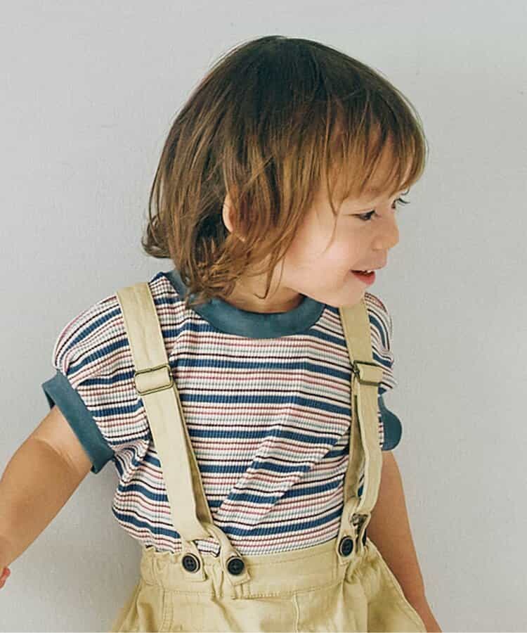 ★SALE★【リンク】マルチボーダーワッフルトップス_セットアップ対応