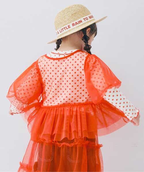 チュールパフスリーブオーバートップス セットアップ可