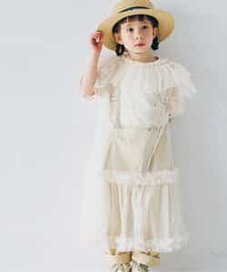 knuthmarf レイヤード チュールワンピース シルバー Knuth Marf - layered tulle one piece / レイヤード チュール