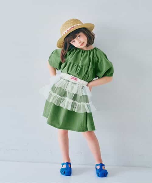 イロチ買いしたいパフスリーブワンピース