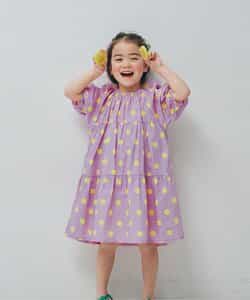 イロチ買いしたいパフスリーブワンピース