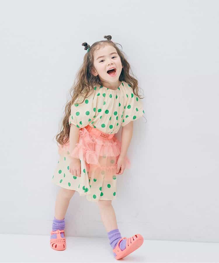 イロチ買いしたいパフスリーブワンピース