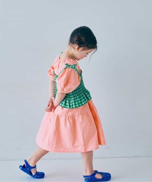 イロチ買いしたいパフスリーブワンピース