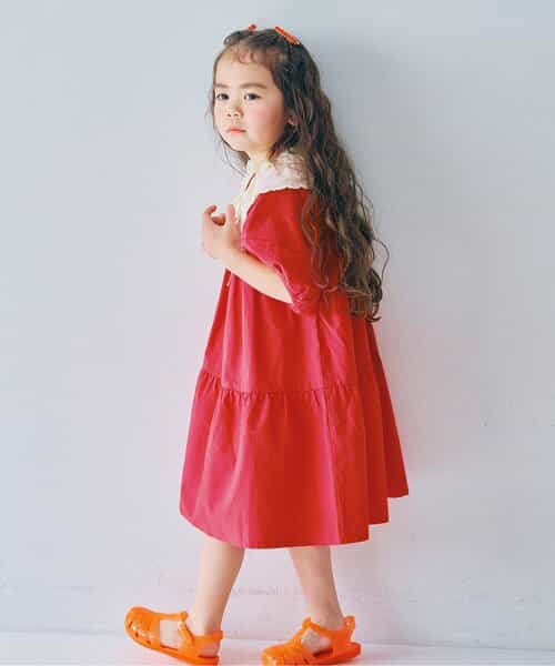 イロチ買いしたいパフスリーブワンピース