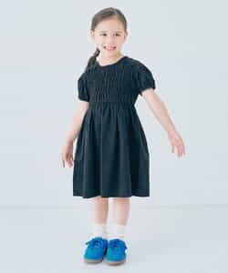 ブランド子どもワンピース まとめ売り ☆SALE☆イロチ買いしたいシャーリングワンピース（P217025）|p