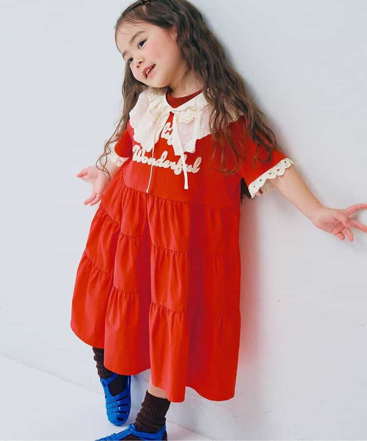 フェルトリンガーTティアードワンピース リンク