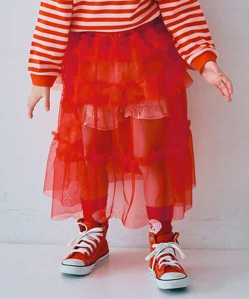 チュール3WAYオーバーレイヤードスカート セットアップ可