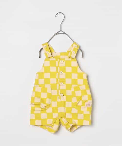 ★SALE★【リンク】総柄ツイルベビーオーバーオール