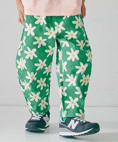 リンク】イロチ買いしたい総柄ツイルバレルレッグパンツ