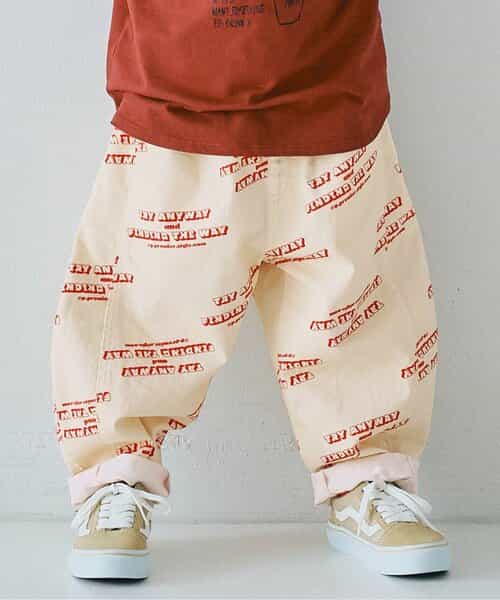 【リンク】イロチ買いしたい総柄ツイルバレルレッグパンツ