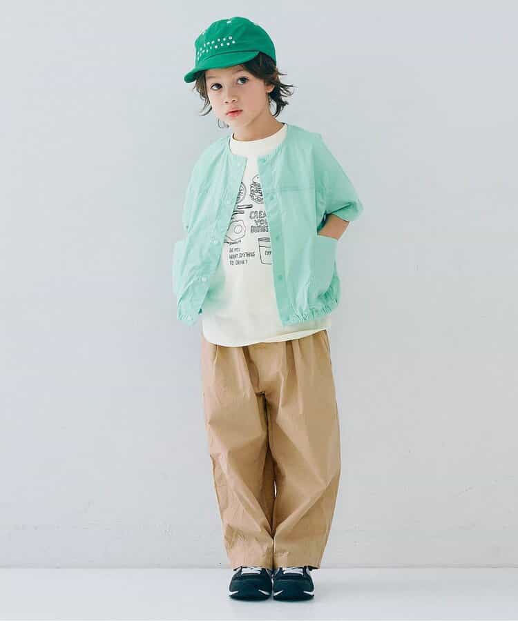 【リンク】カラフルタイプライターワイドタックパンツ_セットアップ対応