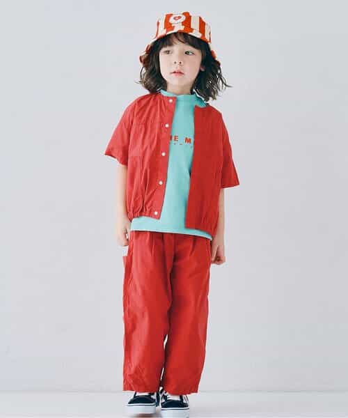 【リンク】カラフルタイプライターワイドタックパンツ_セットアップ対応