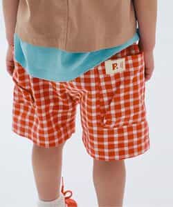 先染めチェックハーフパンツ リンク