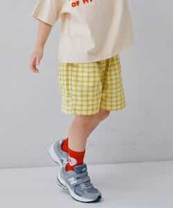 先染めチェックハーフパンツ リンク