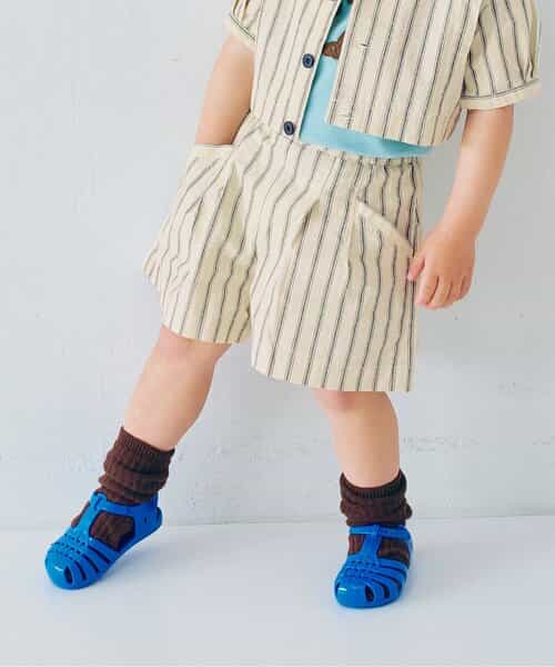 タックキュロットハーフパンツ リンク セットアップ可