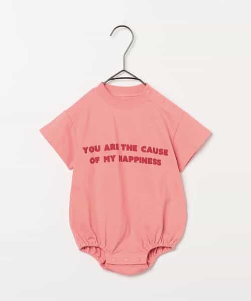 親子お揃いでイロチ買いしたいシンプルロゴTロンパース 全7色 リンク