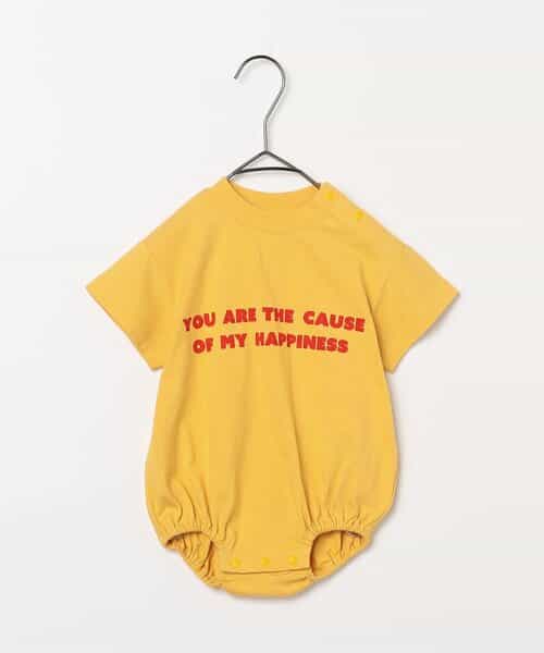 親子お揃いでイロチ買いしたいシンプルロゴTロンパース 全7色 リンク