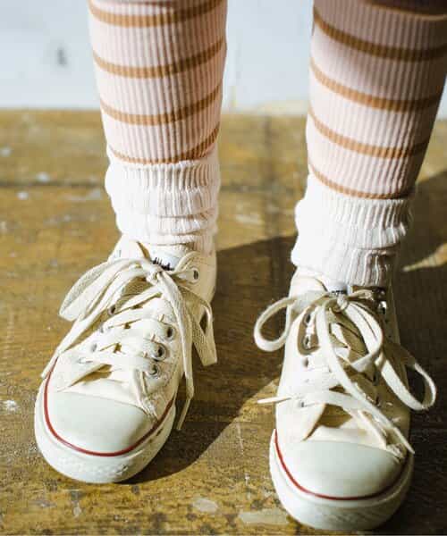 3P対象 ナチュラルカラーリブソックス