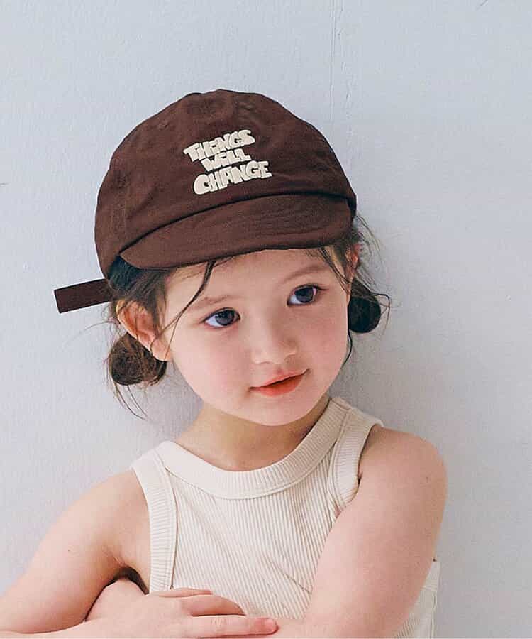 ロゴ刺繍キャップ リンク