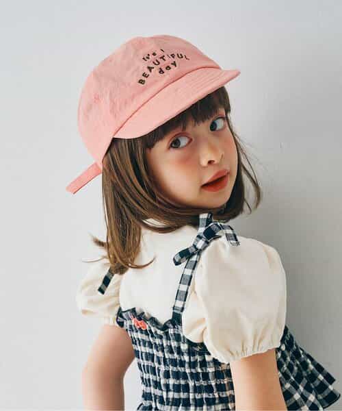 ロゴ刺繍キャップ リンク