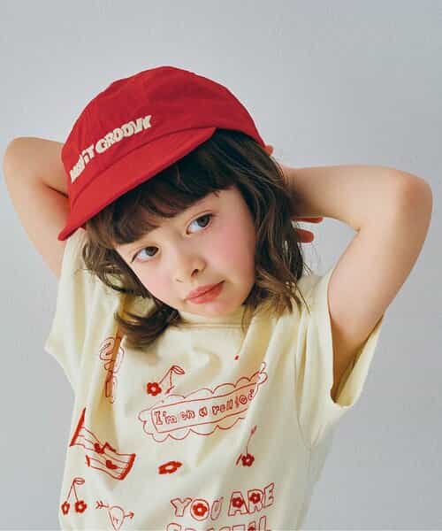 ロゴ刺繍キャップ リンク