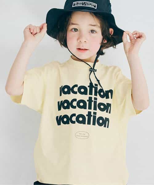 再入荷！】We love VACATION2柄シンプルロゴTシャツ（P307025