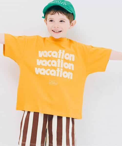 【NEW限定品】 We VACATION2柄シンプルロゴTシャツ（P307025）|p.premier love その他