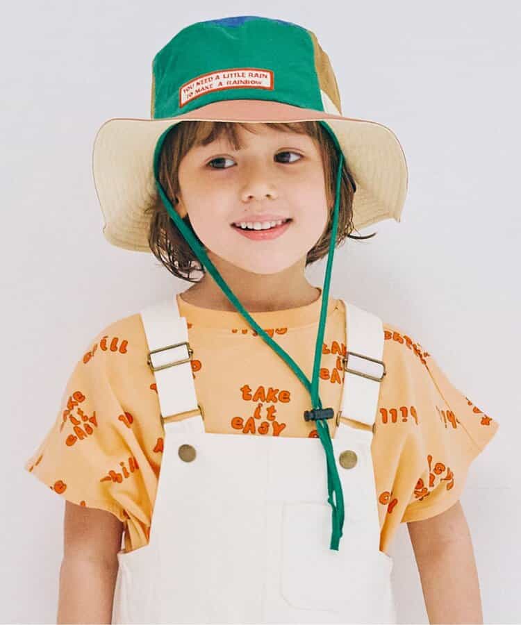 ★SALE★【再入荷！】【リンク】総柄ワイドノースリーブストレッチTシャツ_セットアップ対応