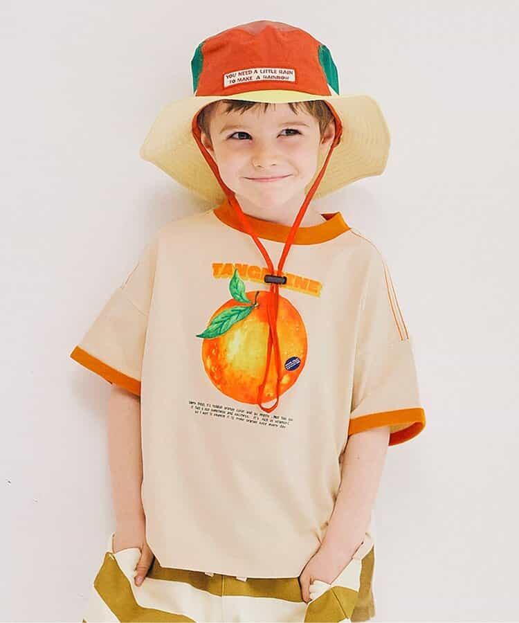 【再入荷！】 フルーツだいすきグラフィックリンガーTシャツ