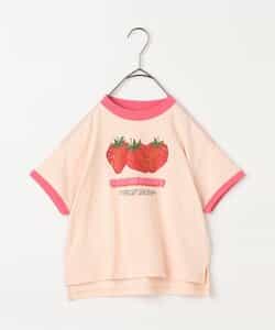 再入荷！】 フルーツだいすきグラフィックリンガーTシャツ