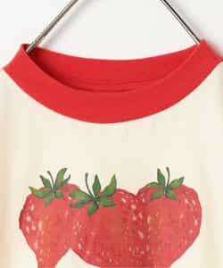90s ジャージーズ　フラワー　リンガーTシャツ　果物　フルーツ 90s ジャージーズ フラワー リンガーTシャツ 果物 フルーツ