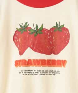 90s ジャージーズ　フラワー　リンガーTシャツ　果物　フルーツ 90s ジャージーズ フラワー リンガーTシャツ 果物 フルーツ