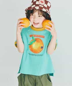 90s ジャージーズ　フラワー　リンガーTシャツ　果物　フルーツ 90s ジャージーズ フラワー リンガーTシャツ 果物 フルーツ