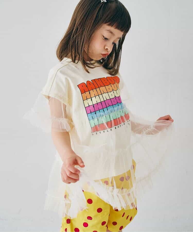 オーバーザレインボーティアードチュールTシャツ リンク