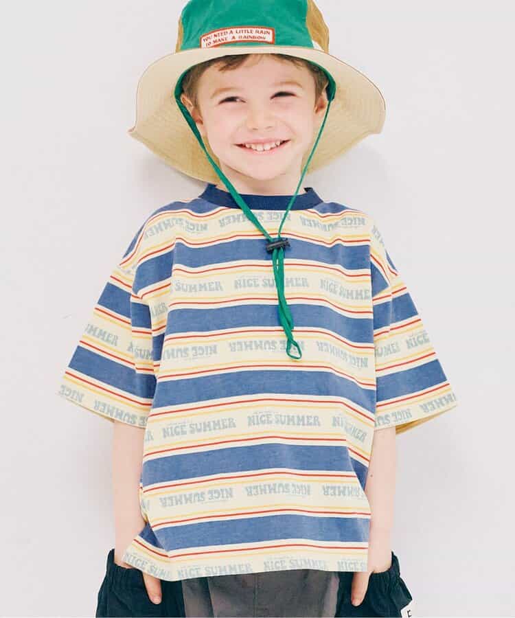 ★SALE★【リンク】夏だいすきロゴボーダーTシャツ_セットアップ対応