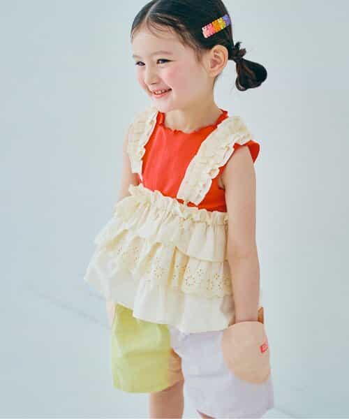 レイヤードスカートにもなるマルチWAYフリルキャミ リンク