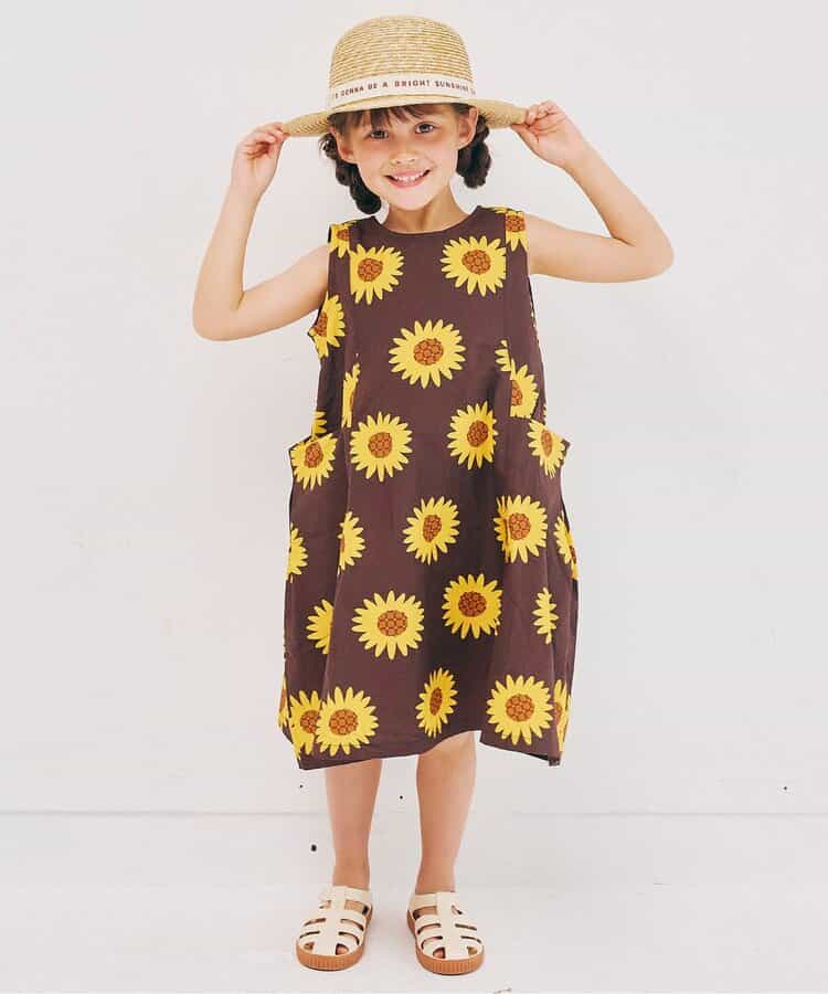 ★SALE★【リンク】イロチ買いしたい夏すぎる総柄パラソルフレアワンピース