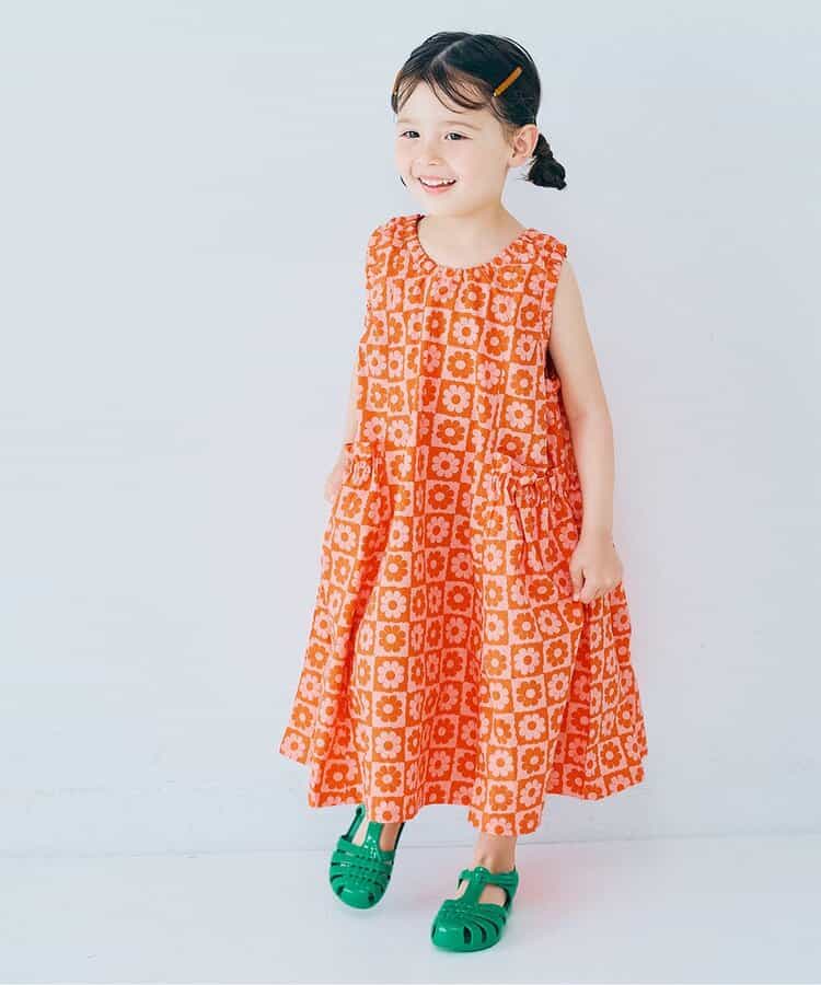 イロチ買いしたい総柄フレアワンピース 全8色 リンク