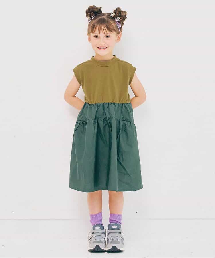 ★SALE★ノースリーブドッキングワンピース