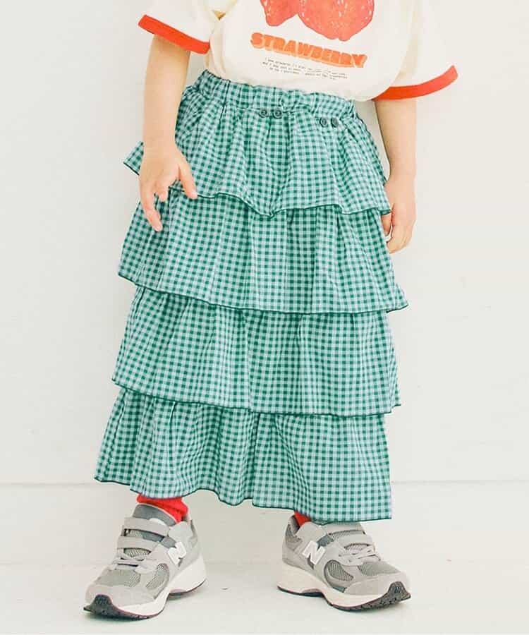 【リンク】スカートにもなる２WAYティアードフリルワンピース