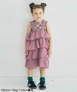 試着のみ　ケイティ ワンピース　チュニック 2段フリルスカート 試着のみ ケイティ ワンピース チュニック 2段フリルスカート