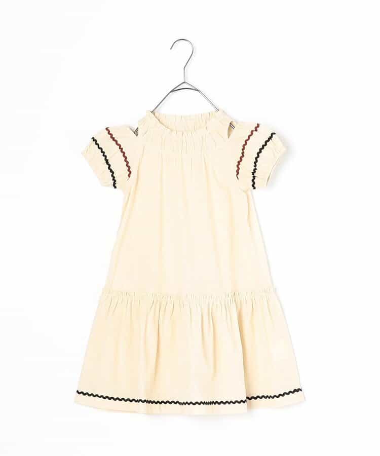 ☆SALE☆【リンク】なみなみオフショルパフスリーブワンピース