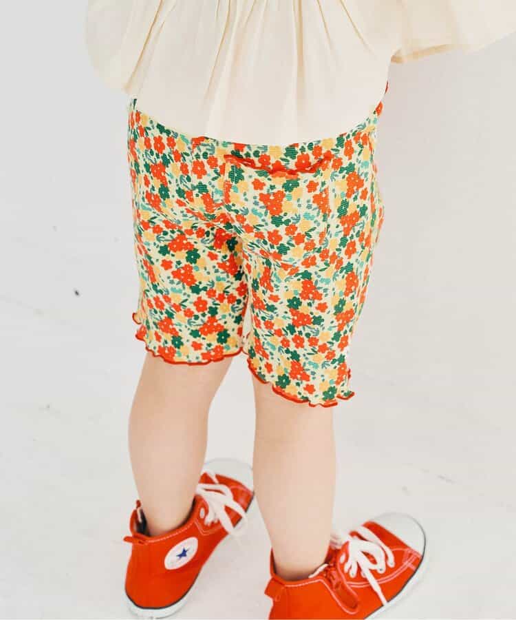 【再入荷！】イロチ買いしたい総柄メロウハーフレギンス_セットアップ対応