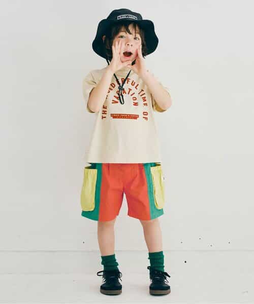 ◇11/3(月)23:59で販売終了◇★SALE★マルチカラーサイドポケットハーフパンツ